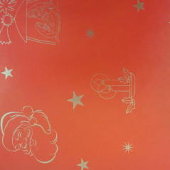 einfache rote Weihnachten Geschenkpapier