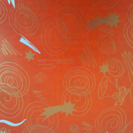 papel de embrulho liso vermelho natal2