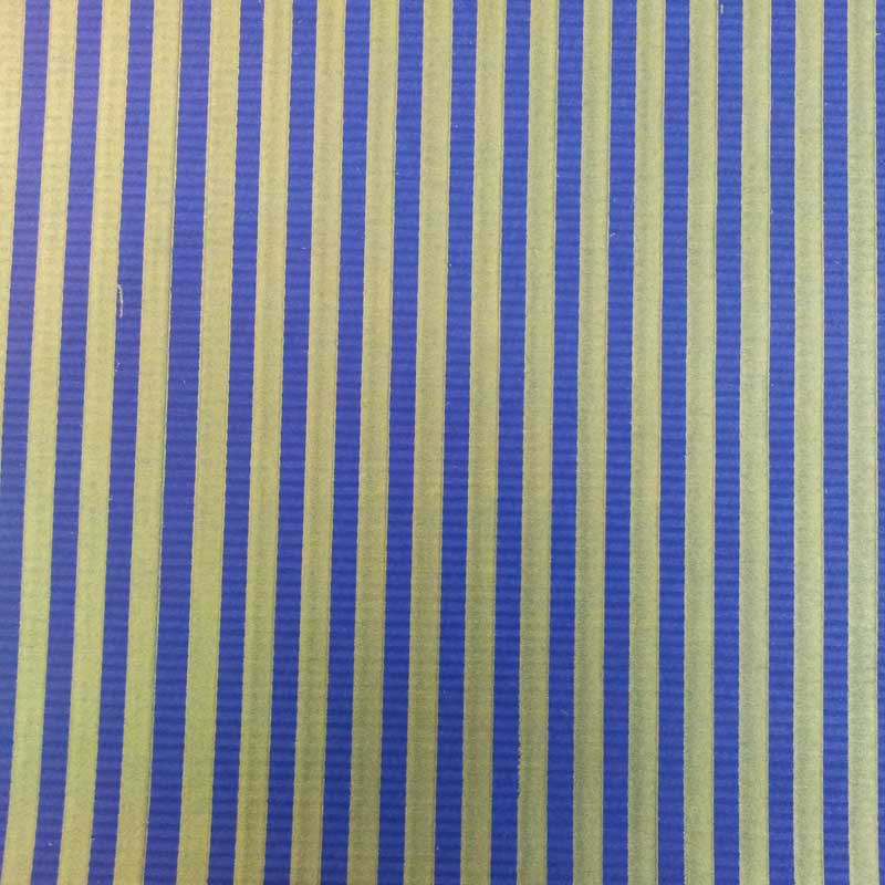 papel de embrulho kraft verjurado natural azul linhas