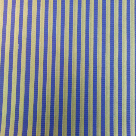 papel de embrulho kraft verjurado natural azul linhas