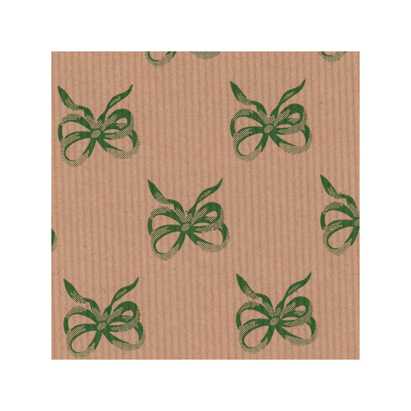 papel de embrulho kraft verjurado natural laços