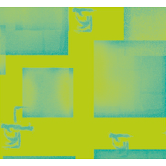 Papel de embrulho reborn verde 62cm 180m