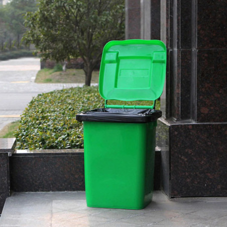 Black trash bag 80x120cm 60my