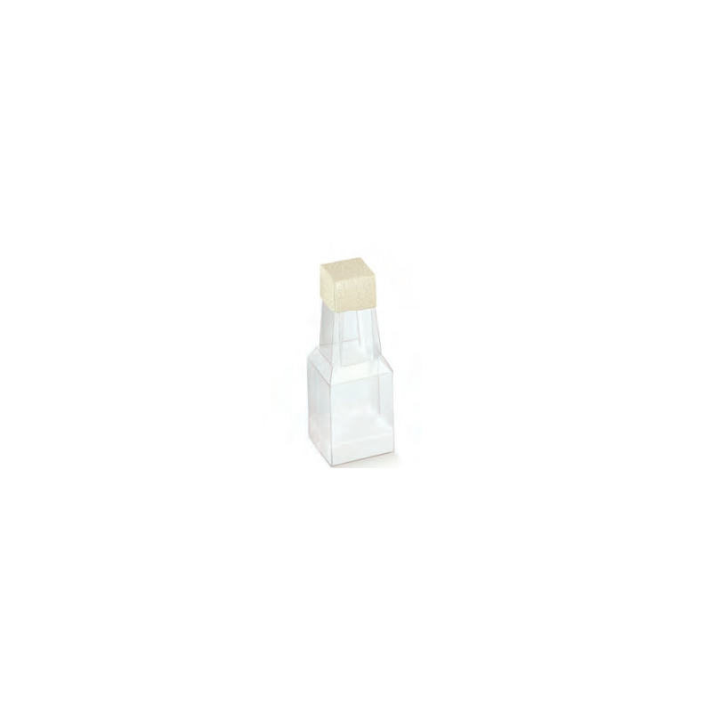 Box white balls for 1 bottle with window