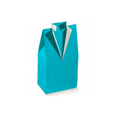 Box palline bianche per 1 bottiglia con finestra