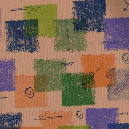 papel de embrulho kraft verjurado natural quadrados