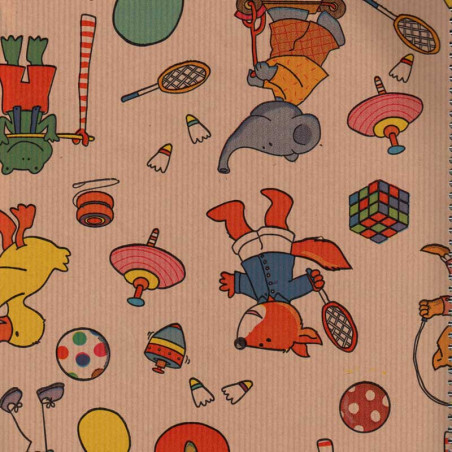 papel de embrulho kraft verjurado natural infantil