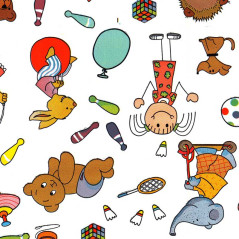 Schlichte weiße Packpapier Modell 1 Kind 