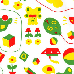 jouets en papier d'emballage blanc uni