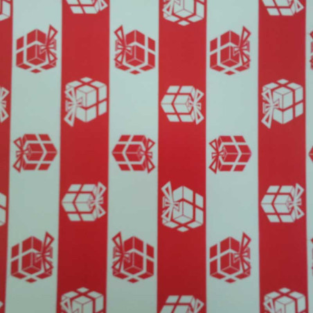 papel de embrulho liso prendas de natal