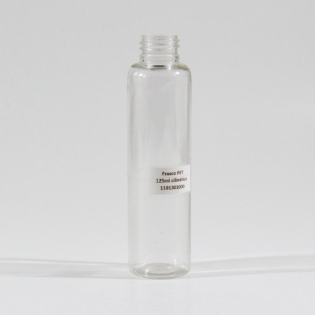 Bottiglia in PET cilindrica 125ml