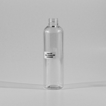 Frasco PET 250ml cilindrico modelo 2