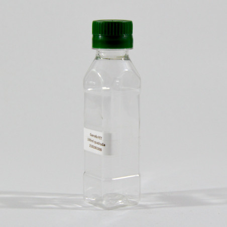 Garrafa PET 100ml quadrada