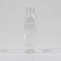 Botella PET 200ml cuadrada