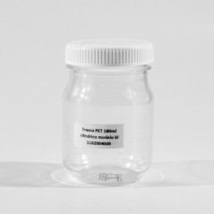 Bottiglia in PET 180ml modello cilindrico bl