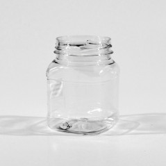 Tarro PET 200ml cuadrado modelo bl