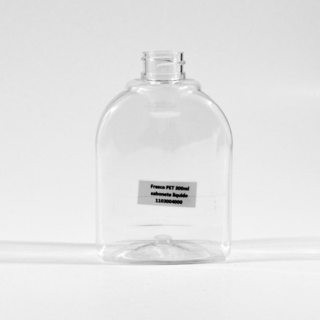 Frasco PET 300ml sabonete liquido