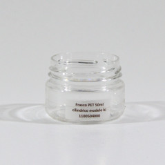 50ml PET bottle cylindrical model bl