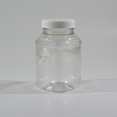 Frasco PET 400ml quadrado modelo bl Frasco PET 400ml quadrado modelo bl
