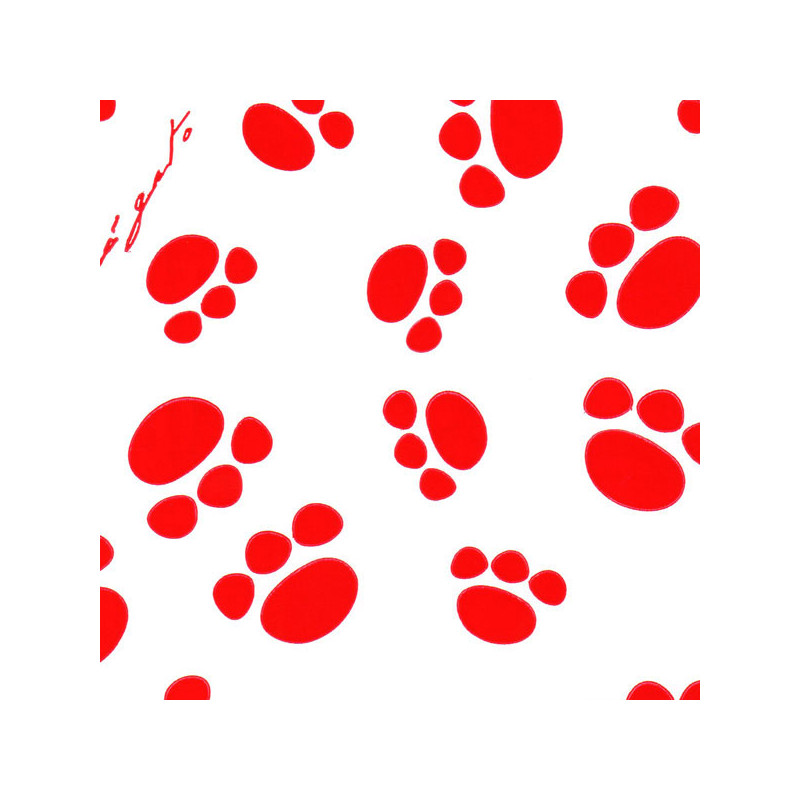 papel de embrulho liso branco pegadas3