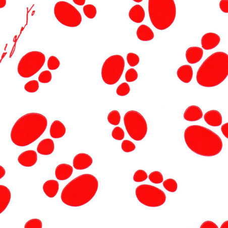 papel de embrulho liso branco pegadas3