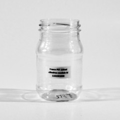 Tarro PET 255ml cilíndrico modelo bl
