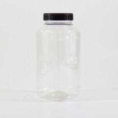 PET-Flasche 1000 ml quadratische bl