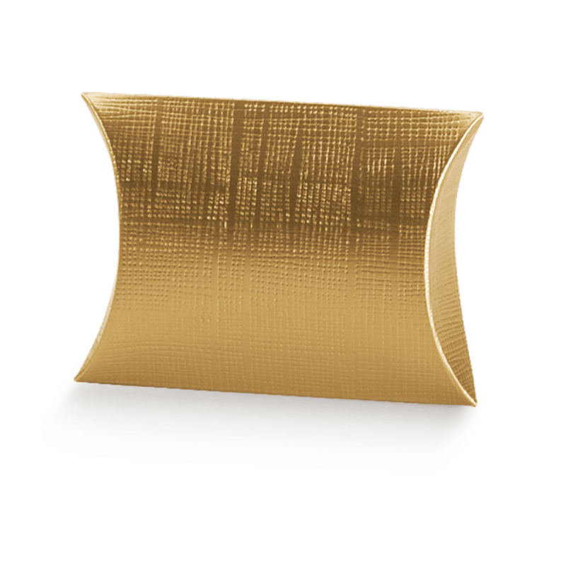 Caixa almofada 70x70x25mm Seta Oro