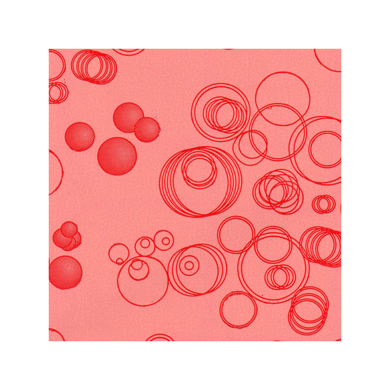 papel de embrulho liso vermelho bolas