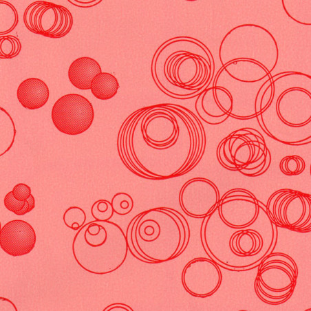 papel de embrulho liso vermelho bolas