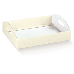 Caja seta avorio cesto 435*290*45mm