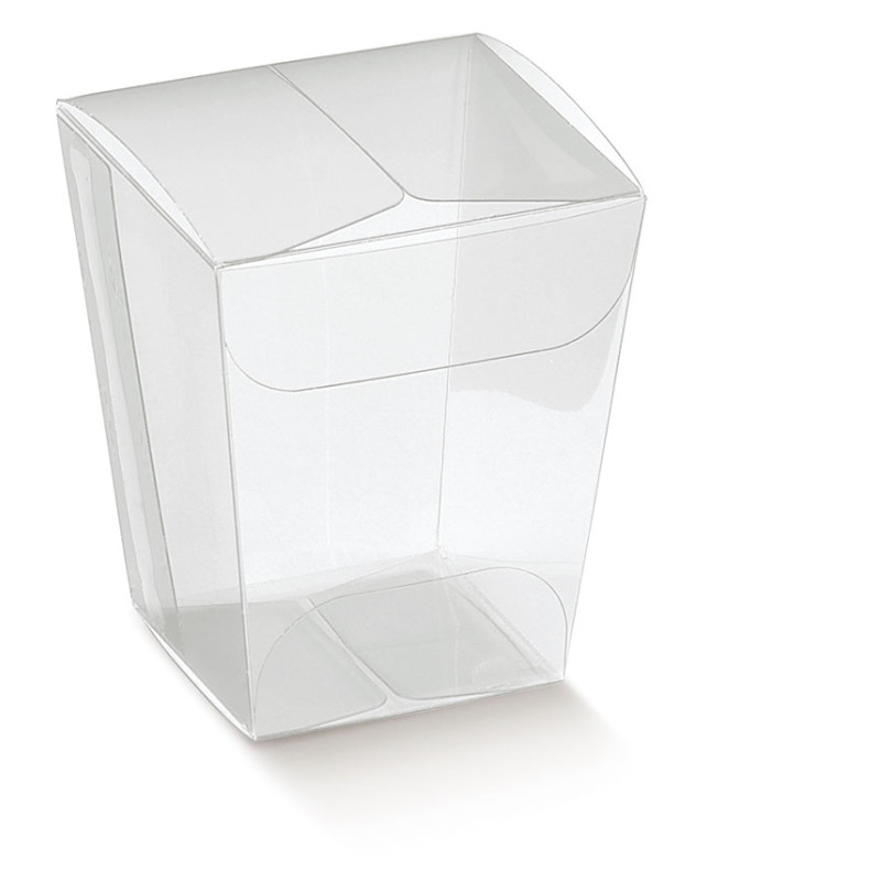 Boîte boules blanches pour 1 bouteille avec fenêtre