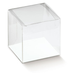Acetato trasparente scatola scatto 80x80x200mm