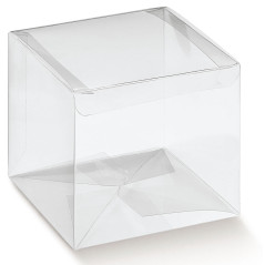 Automatische transparente Acetat-Box 55x55x250mm