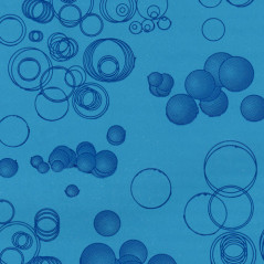 plain wrapping paper blue blue balls