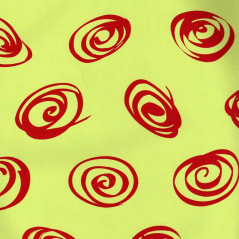 green flat wrapping paper light red spiral