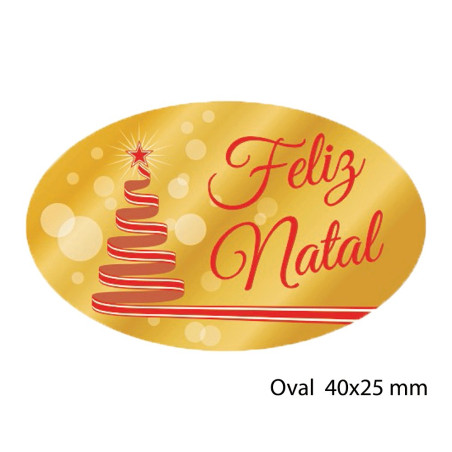 Etiqueta / Rótulo - Feliz Natal 1