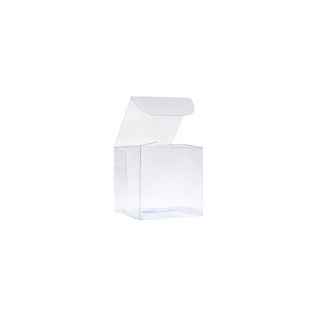 Transparent acetate box scatto 40x40x40mm