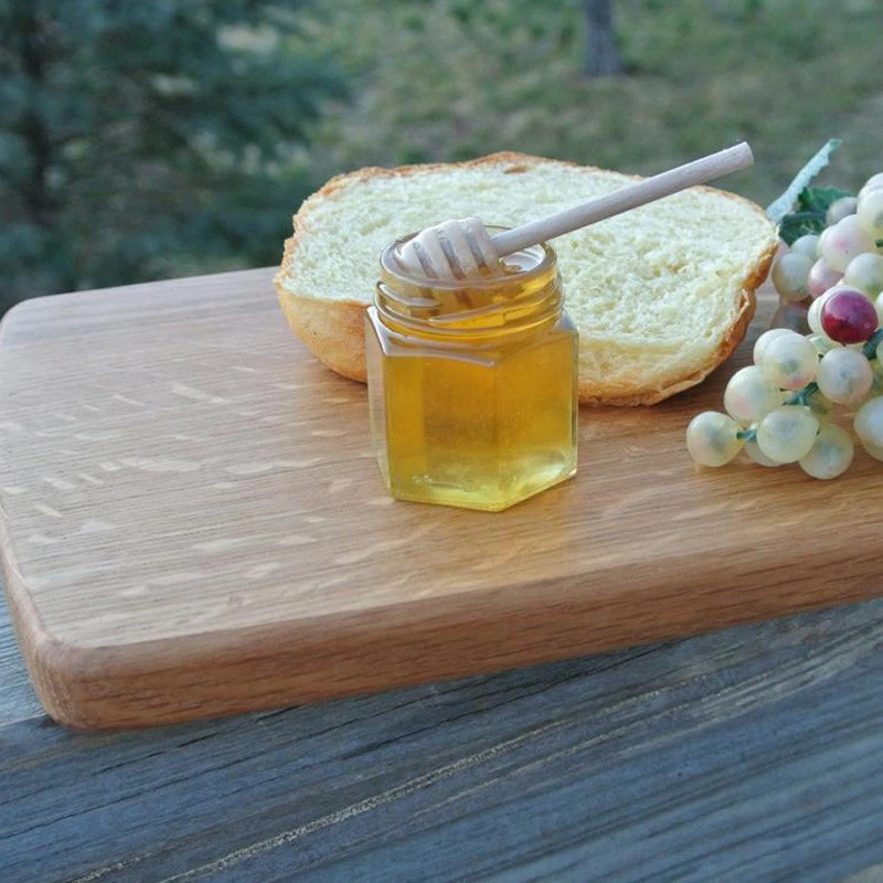 Esagonale vetro marmellata vaso 45 mL