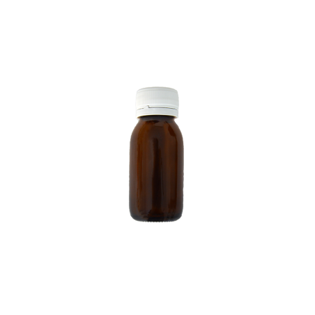 Flacon Bouche Large Ambré 60ml
