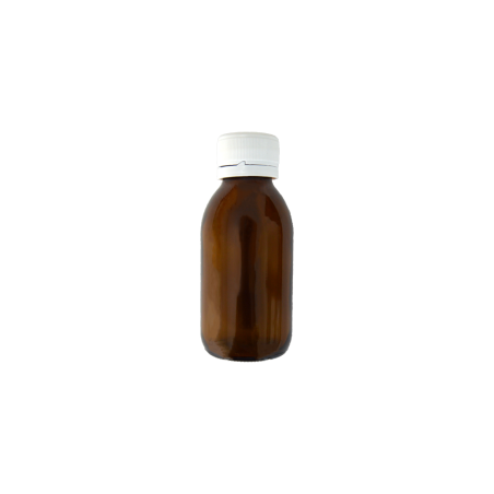 Frasco boca larga 100ml ambar