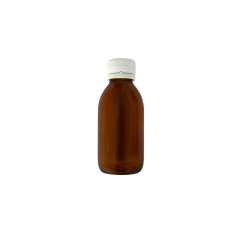 Tarro boca larga 125ml ambar
