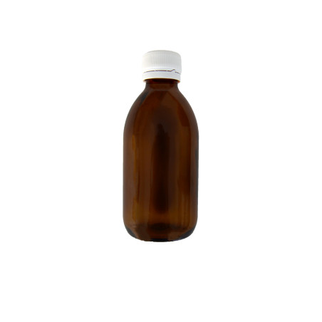 Flacon Bouche Large Ambré 200ml