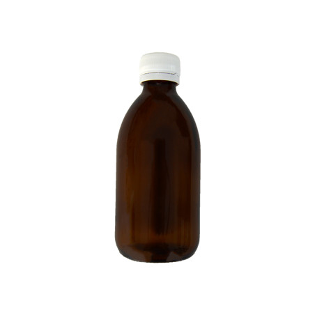 Tarro boca larga 250ml ambar