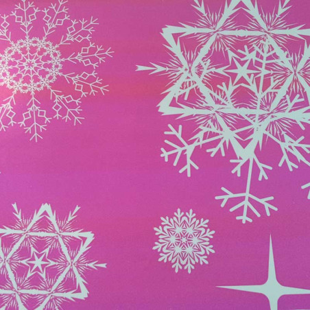 papel de embrulho liso lilas brilhante neve