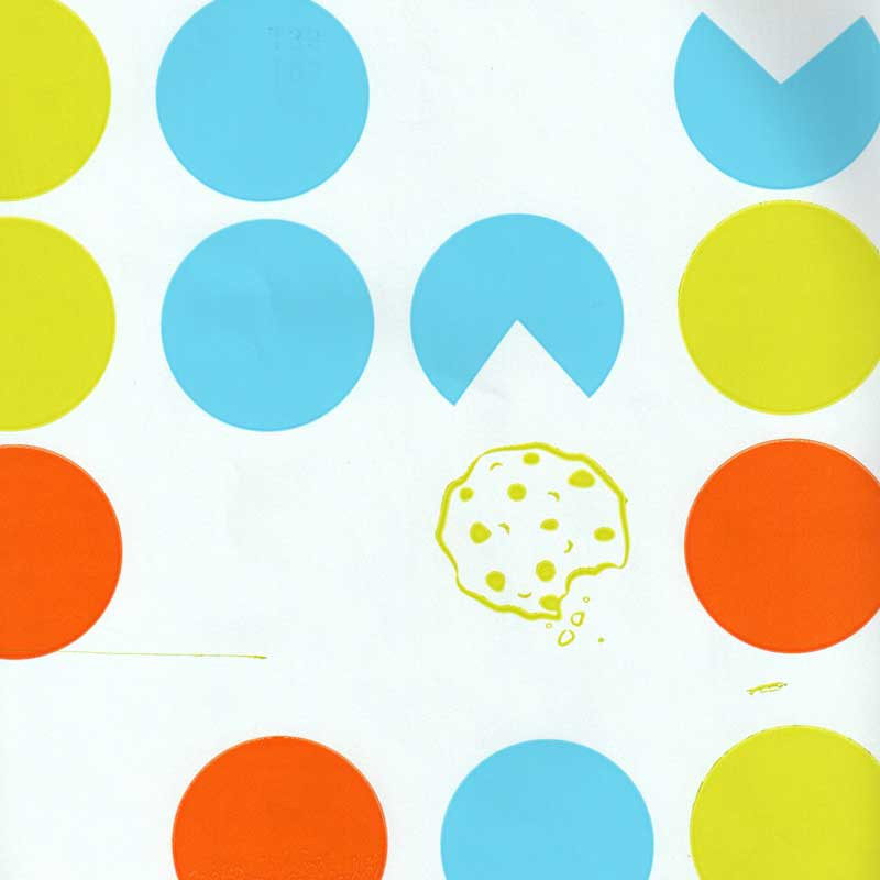 papel de embrulho liso branco biscoitos