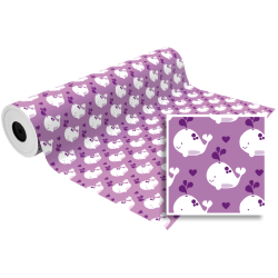 Papel de Embrulho baleia 62cmx90m