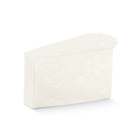 FETTA TORTA C/PIZZO harmony bianco 80x45x50