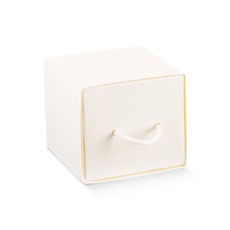 CASSETTO c/cordino harmony bianco 90x90x80