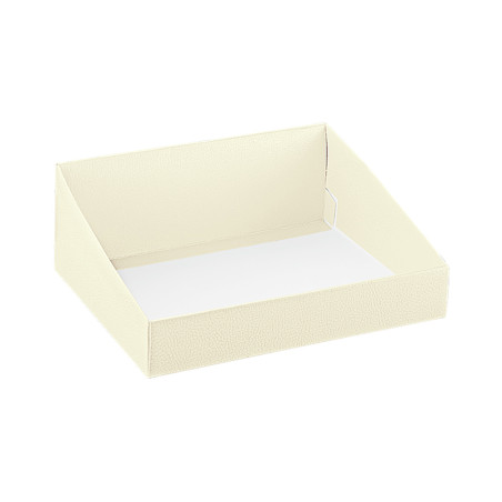 vassoio pelle bianco 310x240x105